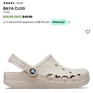 New BAYA CLOGS sz 6 in cobblestone color